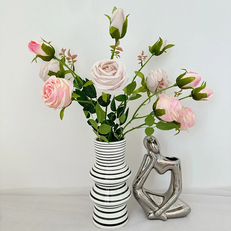 （全店满5单包邮）6头兰婷小玫瑰婚庆布置干花花束高级感摄影道具