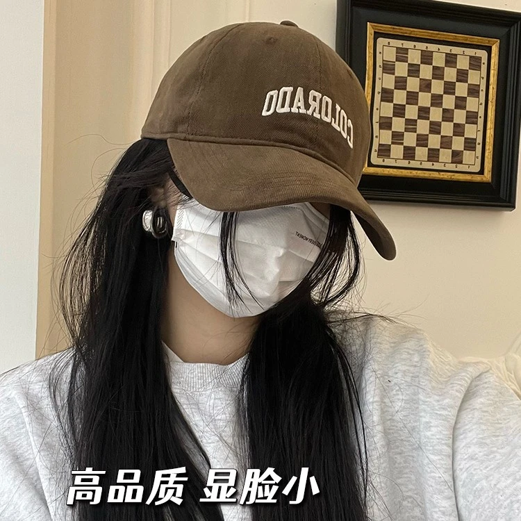 纽维尼高品质大帽檐软顶爆款棒球帽女情侣新款百搭显脸小鸭舌帽