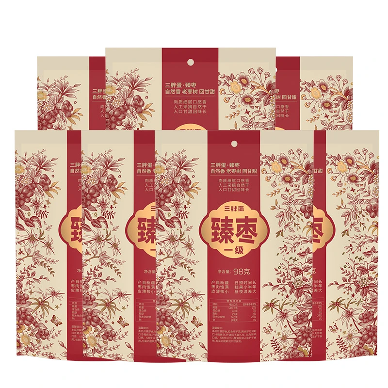 【达人专享】三胖蛋臻枣98g*7袋