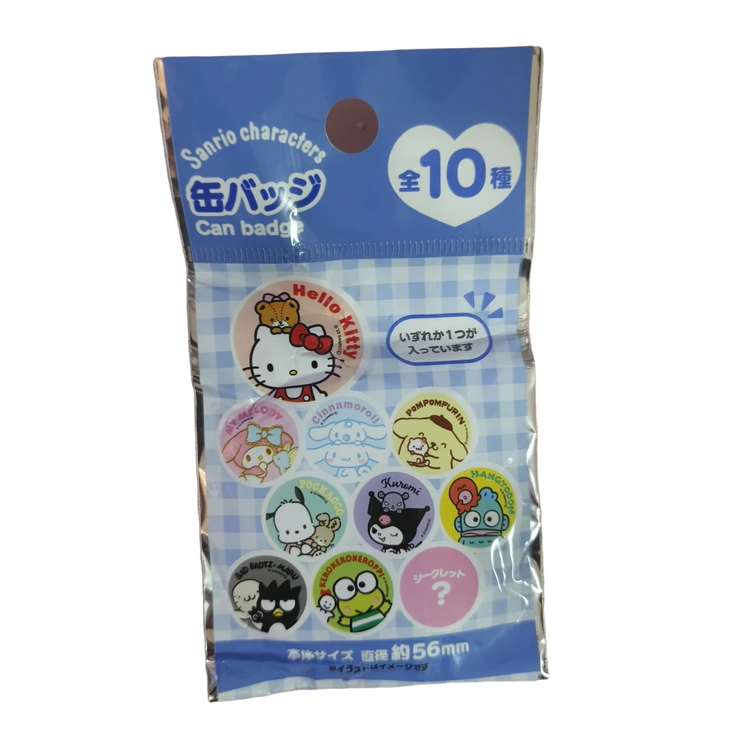 三丽鸥 角色吧唧/挂件/立牌 全10种  盲盒