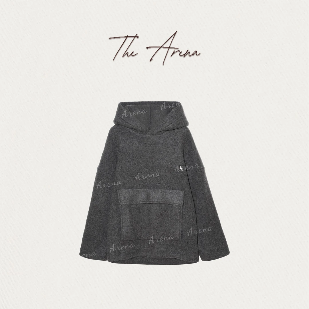 The Arena 「冬日与你」连帽羊毛卫衣外套2F-582