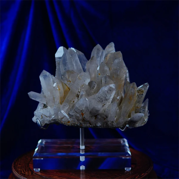 天然水晶原石巴基斯坦黄金喜马拉雅能量水晶家居摆件消磁疗愈摆件