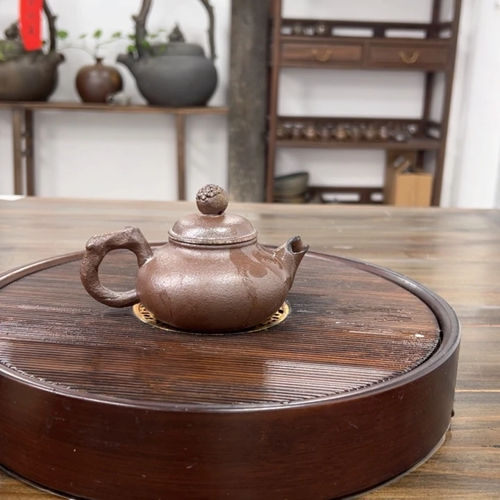 贵台龙窑柴烧茶壶166
