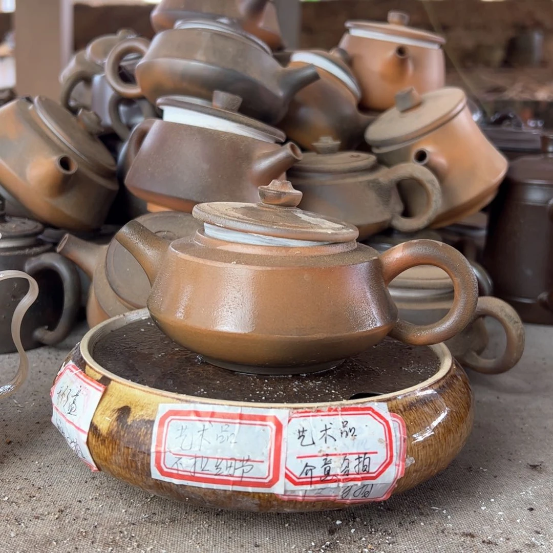贵台龙窑柴烧茶壶A196
