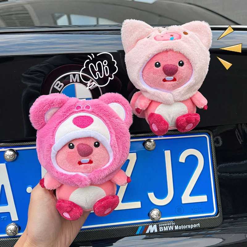 汽车尾部装饰挂饰挂件车外玩偶车载后备箱摩托电动车摆件海狸露比