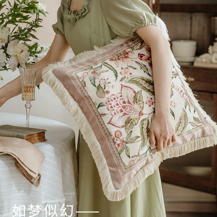 范居态度梦幻美式法式客厅抱枕轻奢复古沙发靠垫靠枕枕套床头抱枕