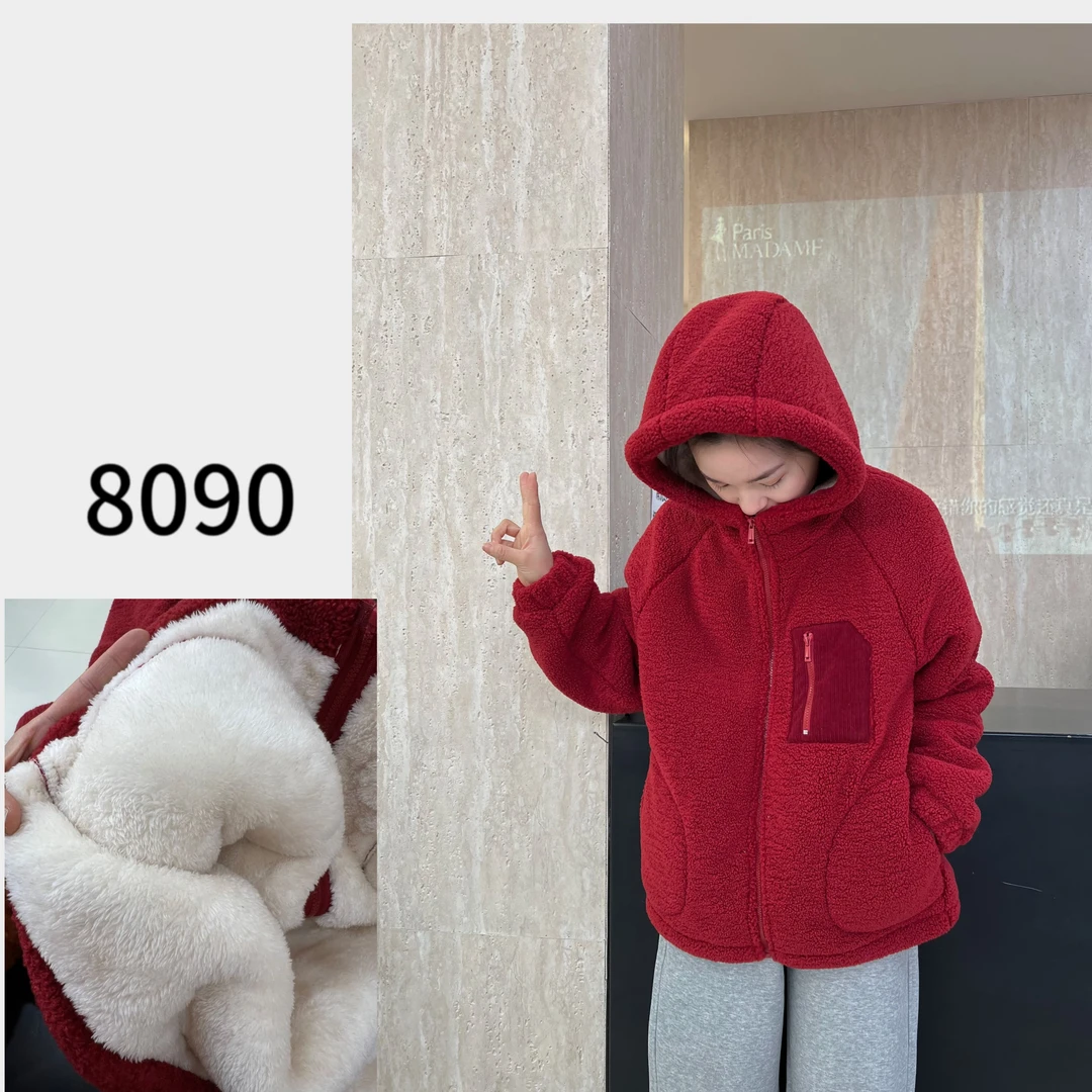 【8090暖居】小火炉连帽休闲外套冬款三层加厚棉衣TingNJ-24238