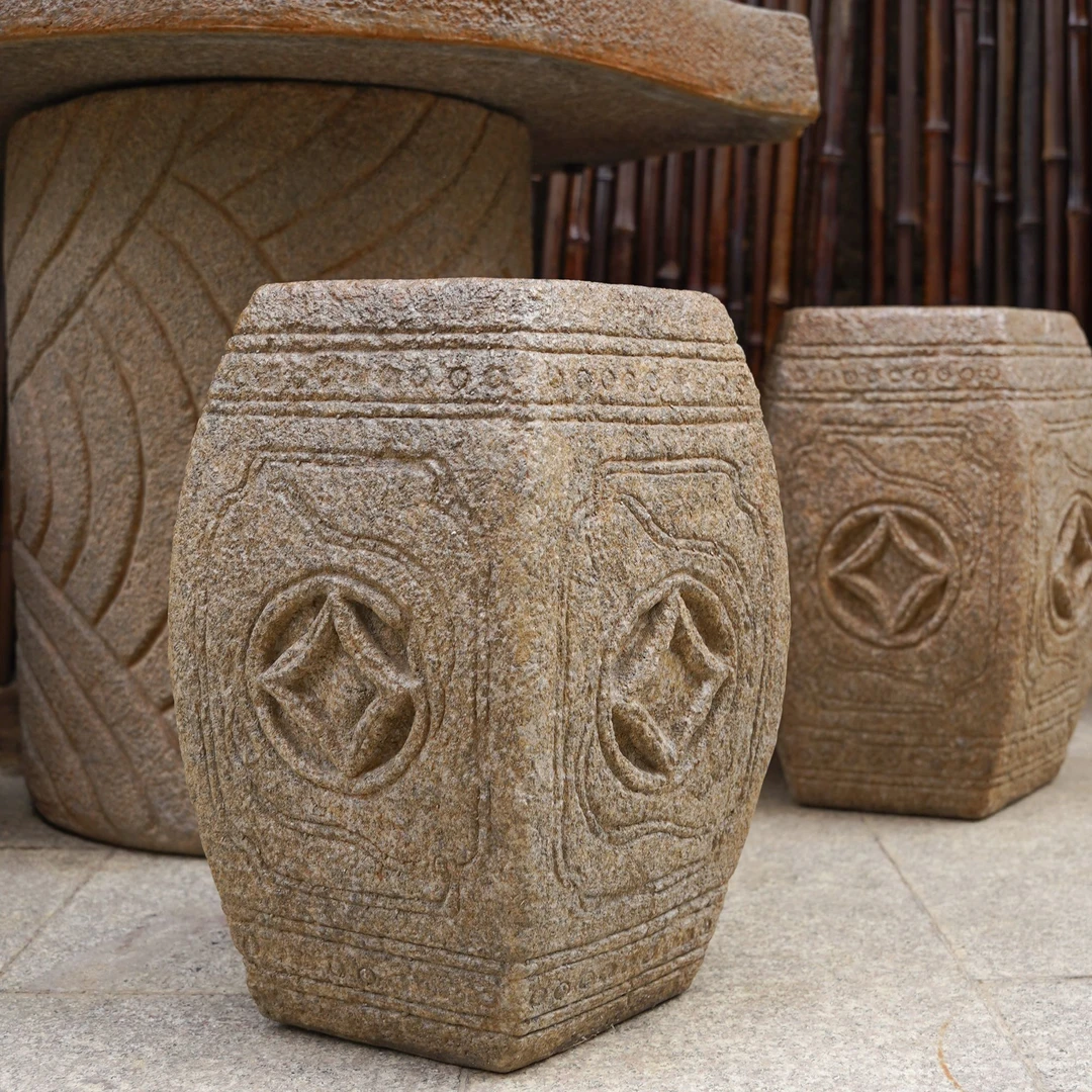 铜钱凳户外凳花园别墅家用室内茶桌摆台复古中式