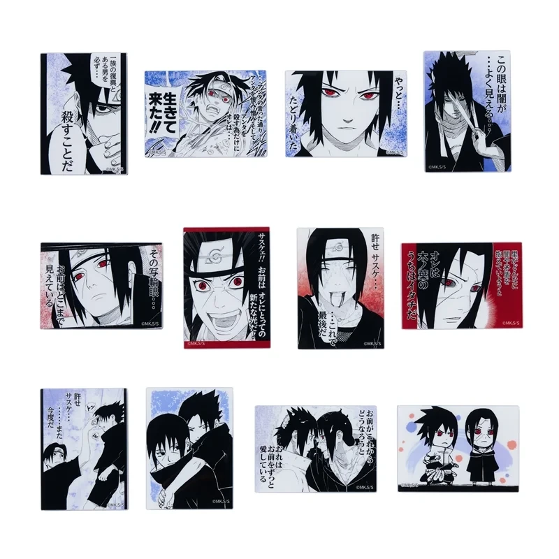 【火影忍者25周年js原画系列】吧唧艺术卡冰箱贴潮玩盲盒(拆盒代拆)