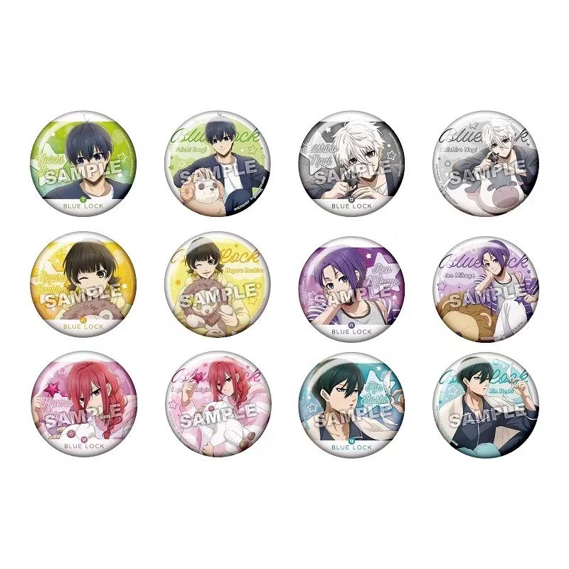 【蓝锁星座主题吧唧】全12种 蓝色监狱 潮玩盲盒(拆盒代拆)