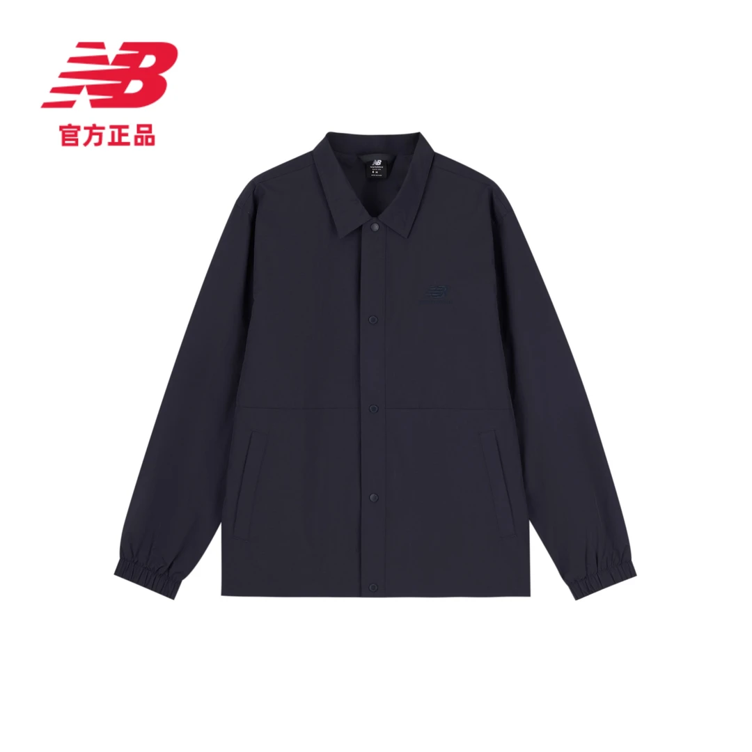 New Balance NB官方男女同款运动休闲舒适百搭梭织外套 AMJ33360