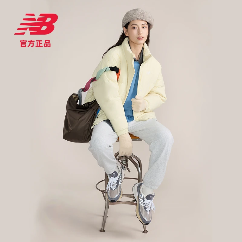 NEWBALANCE 25新款女款休闲百搭保暖好羽绒鸭绒羽绒服AWJ43350