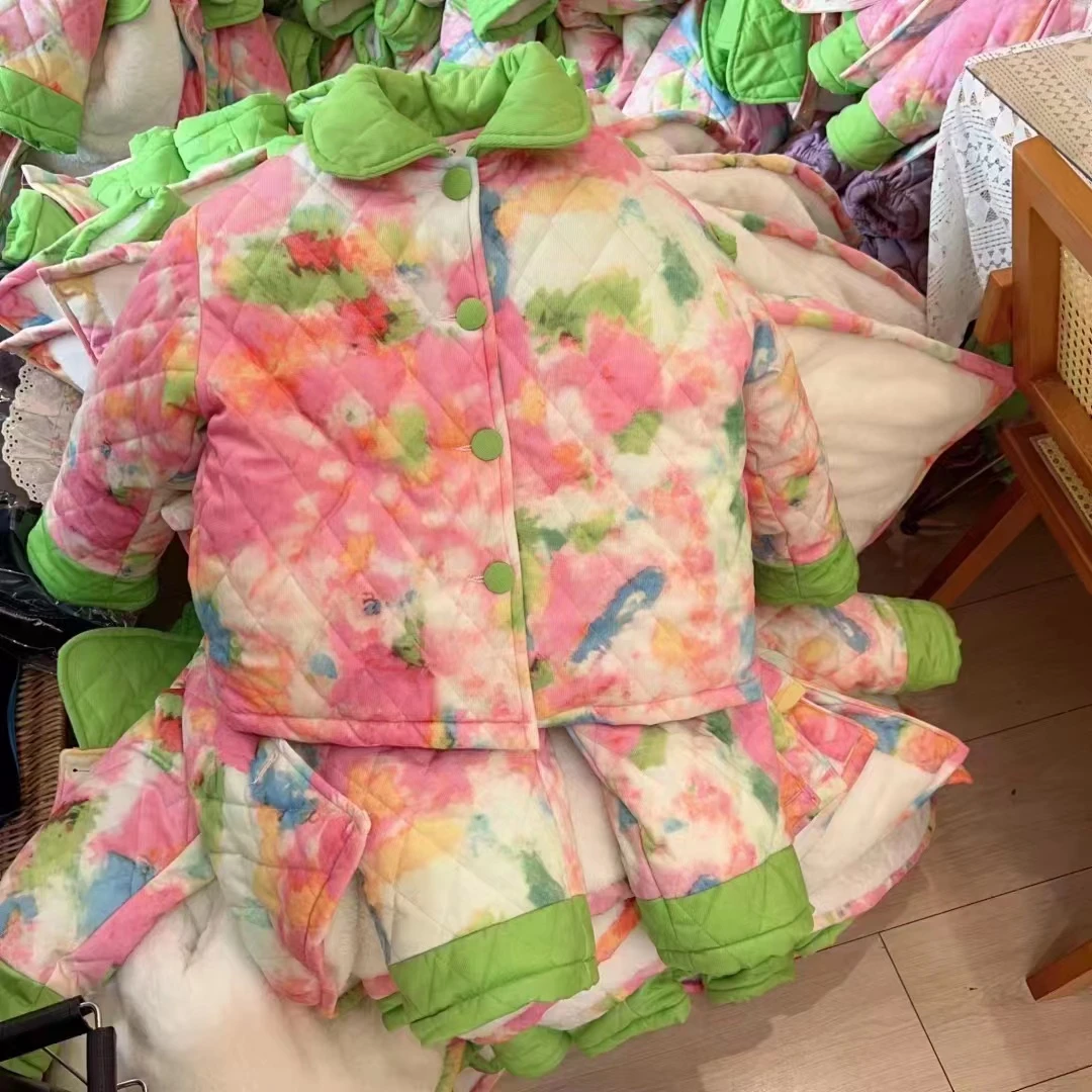 儿童花仙子加厚一件过冬可外穿家居服