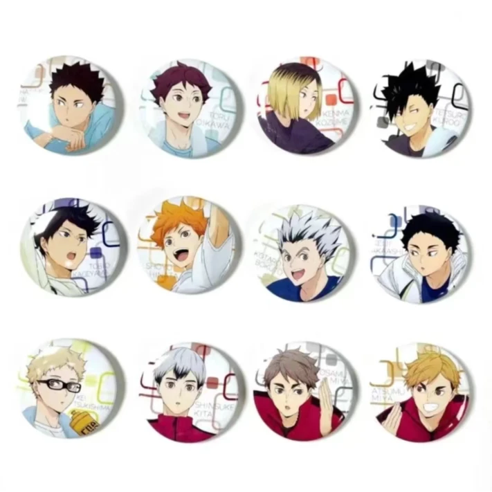 排球少年热身扭蛋吧唧