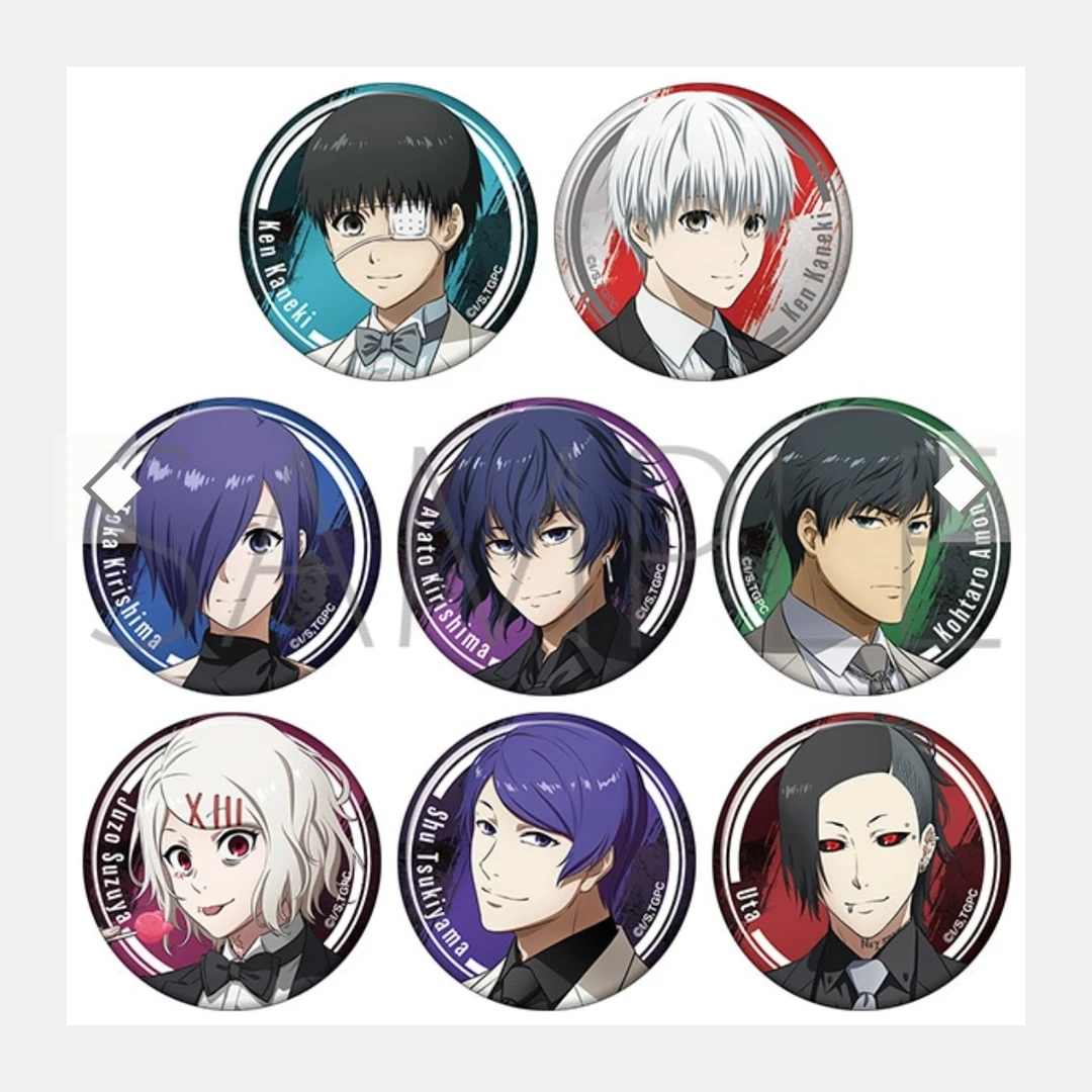 东京喰种十周年吧唧徽章