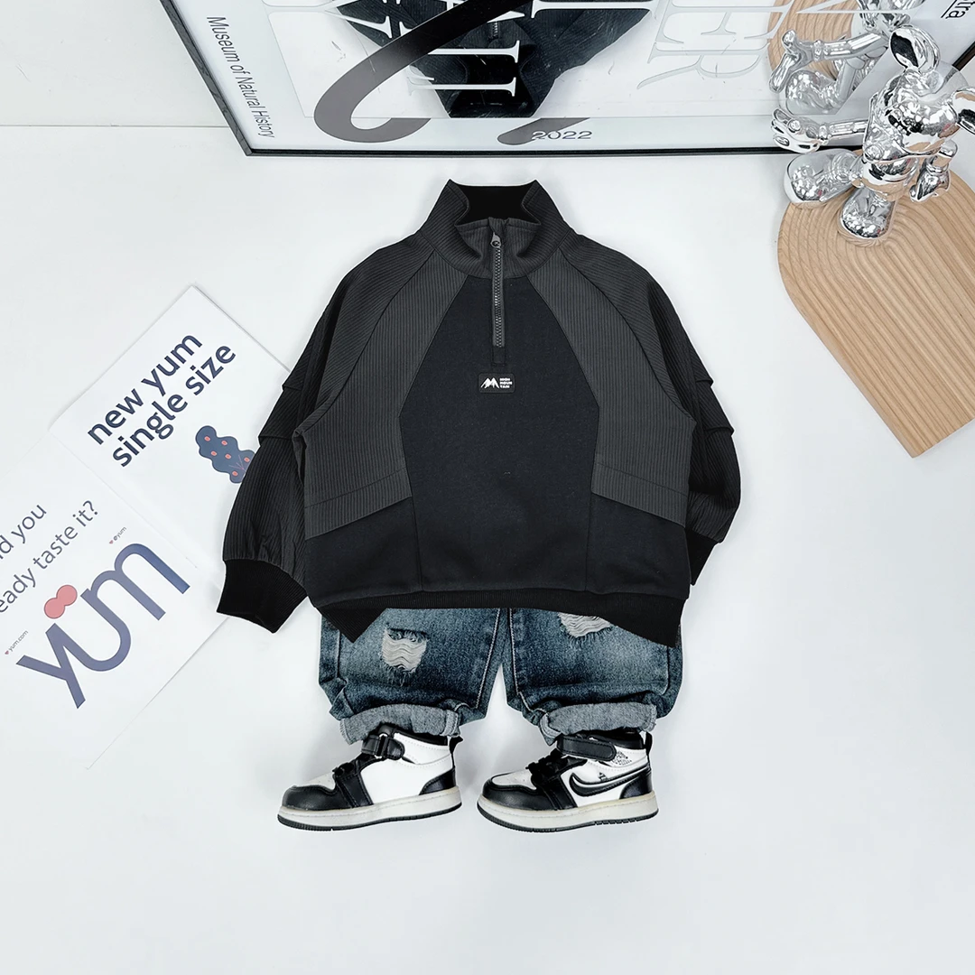 儿童卫衣长袖2024新款秋装男童春秋上衣 D-WG27428 悠悠童话童装