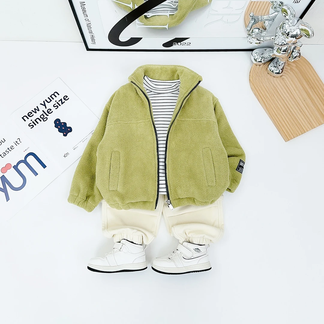 男童加厚外套秋冬款2024新款秋冬装儿童 D-BQ24982Y 悠悠童话童装