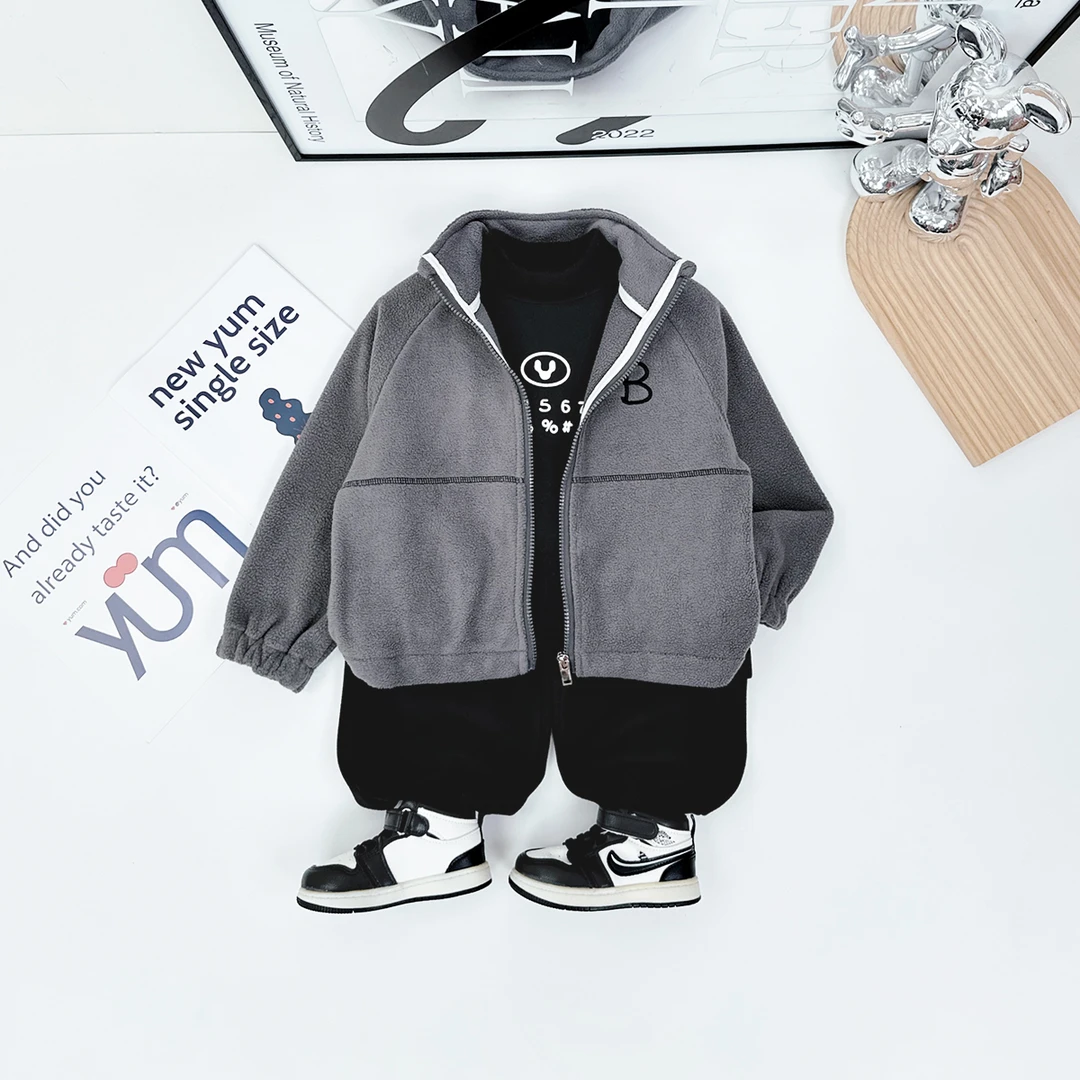 男童加厚外套秋冬款2024新款秋冬装儿童 D-BQ24869L 悠悠童话童装