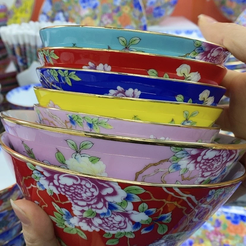【闪购商品】陶瓷碗布*6只