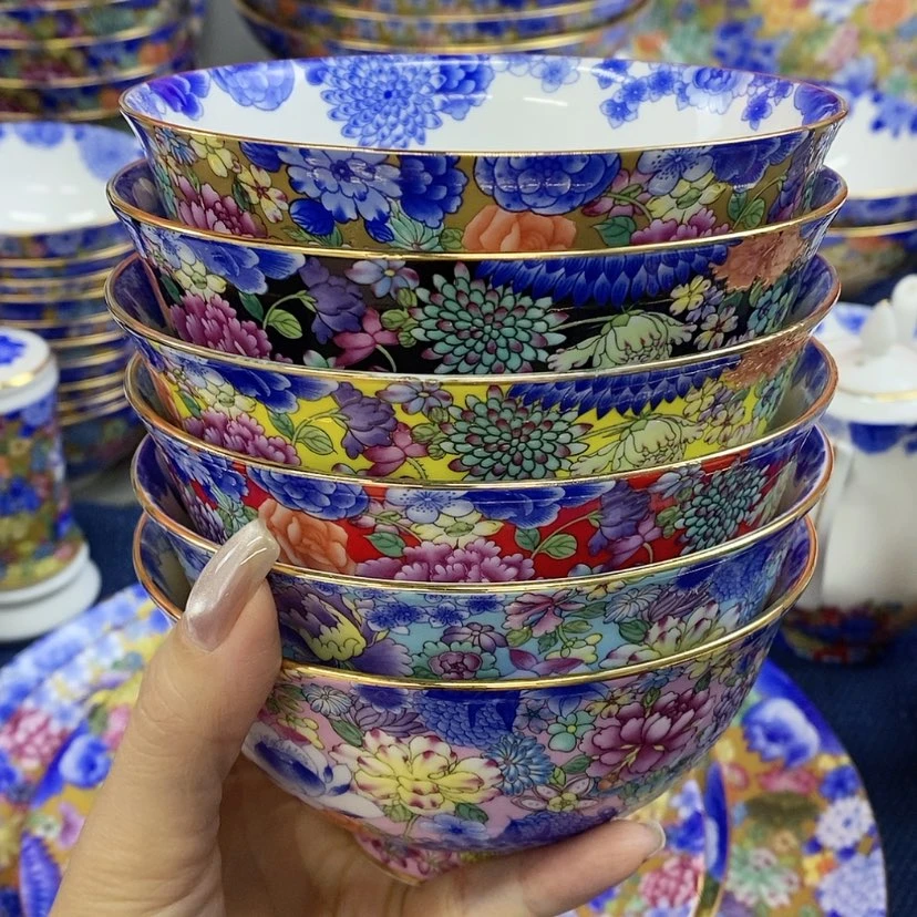 【闪购商品】陶瓷碗12厘米一套