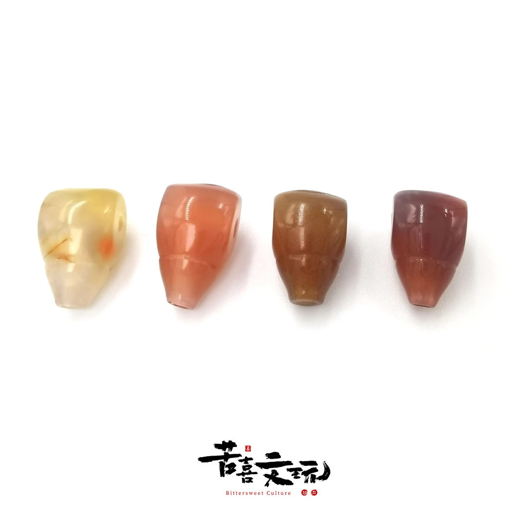 1124-9.9特色奶嘴玛瑙三通9.2mm左右（多样性发货）