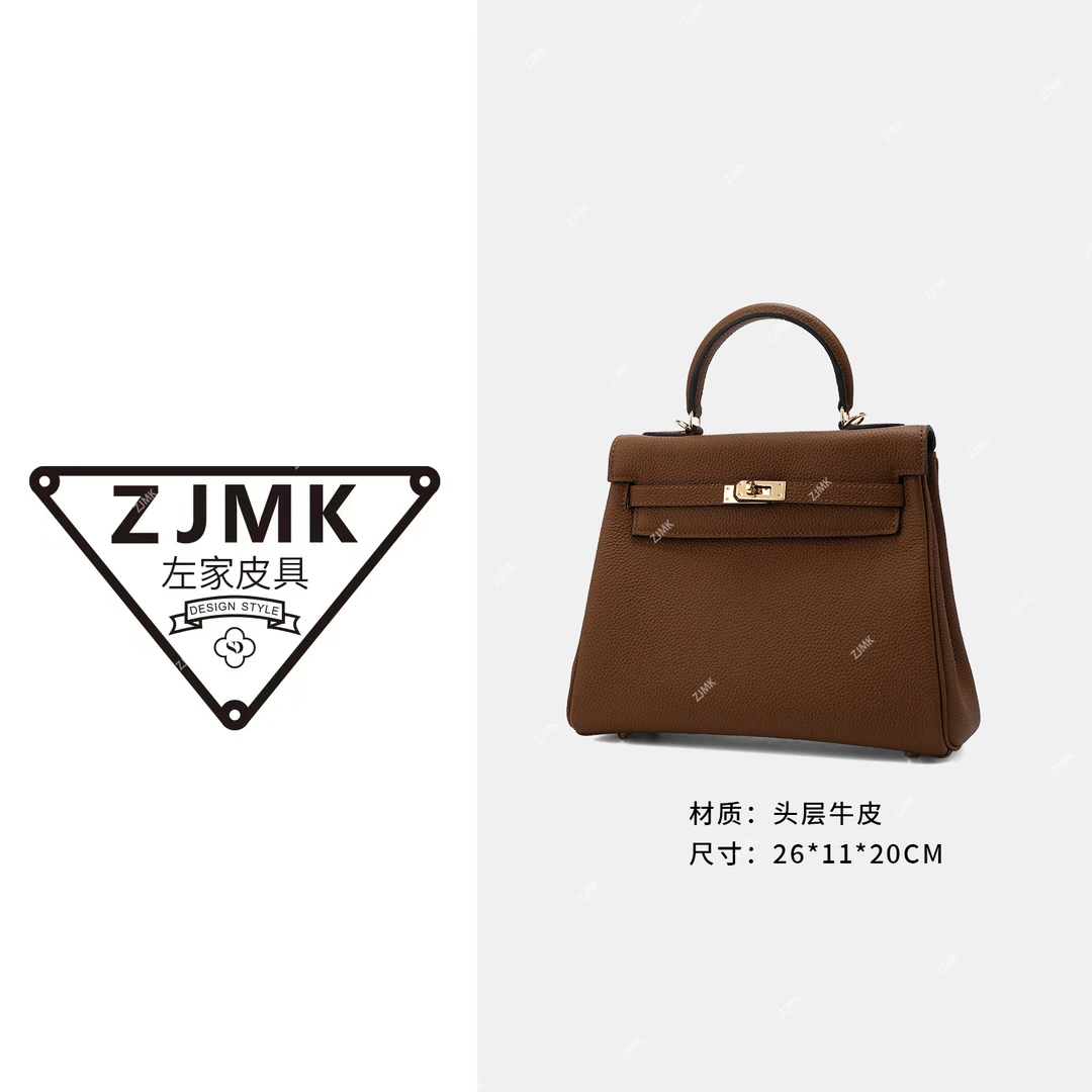 【米兰兄弟】头层牛皮中古小凯原创设计手工定制真皮女包
