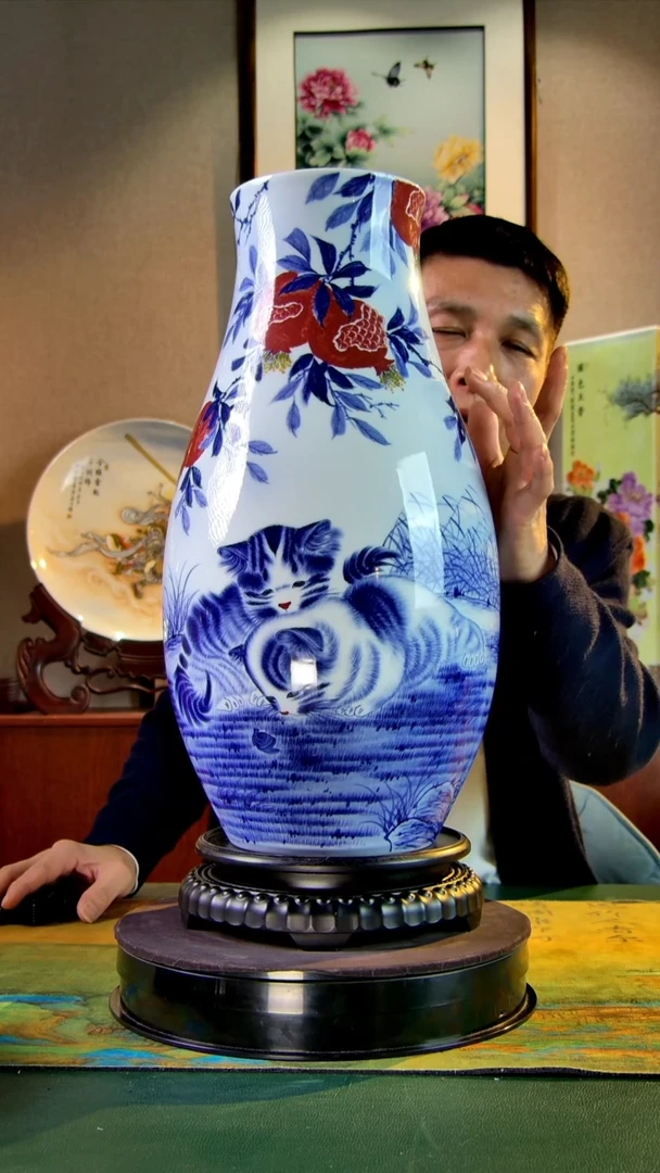 【闪购商品】瓶景德镇陶东方陶瓷艺术作品花瓶