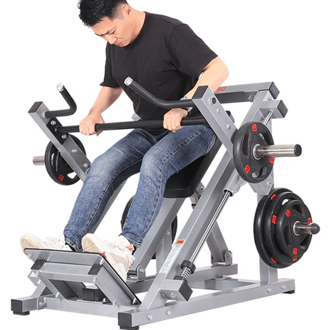 T型划船俯身拉背站姿背部手臂力量综合训练器专业商用家用健身器