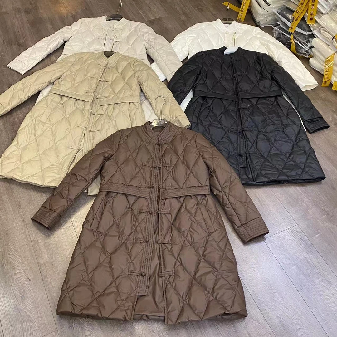 （春节特价）2025新款高品质国风中长唐装羽绒服3061