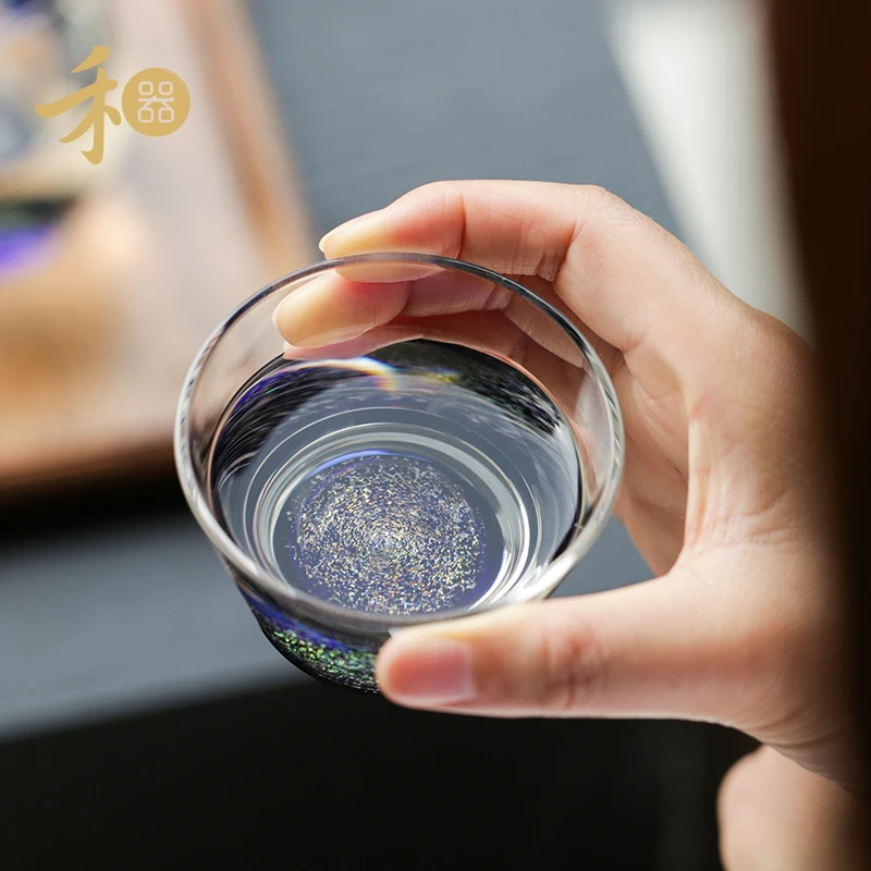 禾器斑斓系列-主人杯 高硼硅 玻璃茶杯 大容量主人杯 高端茶具