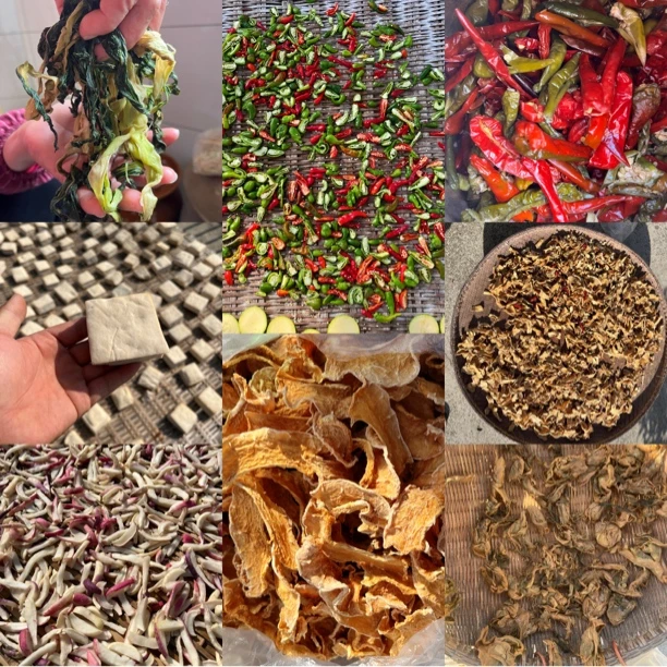 松滋本地干货农家自制干菜农家味干菜皮小时候的味道