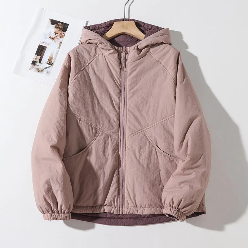 2024最新款秋冬季双面穿棉袄外套妈妈装洋气保暖防寒减龄棉衣棉服