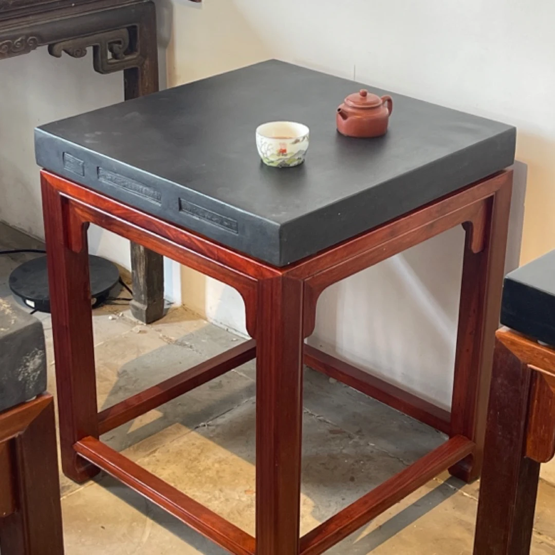 蘇磚「尺七·56cm」精品 黑漆大漆桐油柴窑古法手工御窑金砖干泡茶台