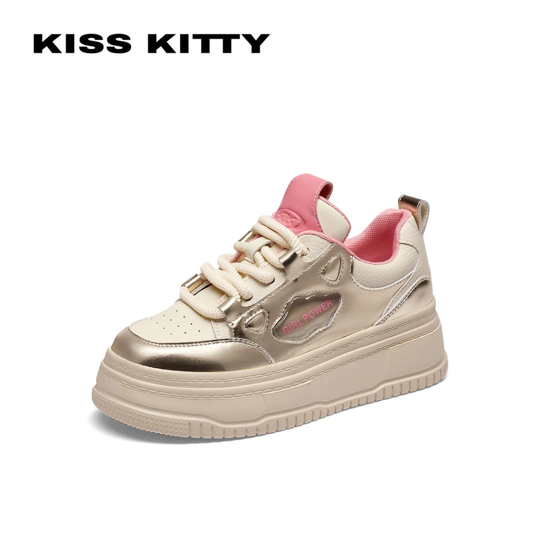 KISSKITTY时尚厚底休闲板鞋SA54403-61