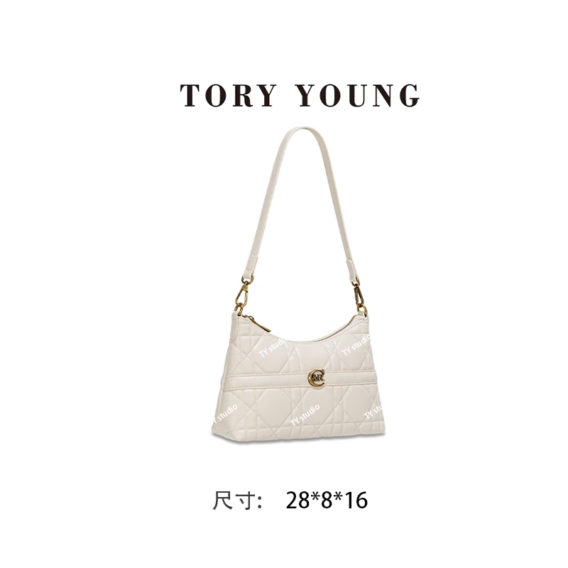 【TY】GQ-2936-米白 轻奢高级韩版单肩潮流时尚简约女包