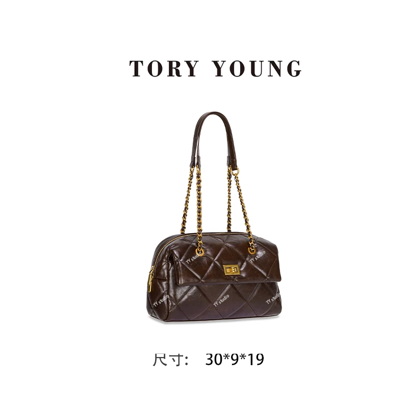 【TY】GQ-8706-咖啡 轻奢高级韩版单肩潮流时尚简约女包