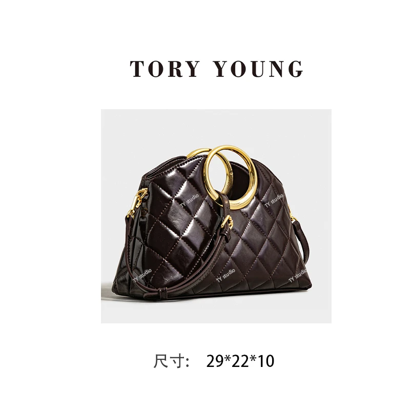 【TY】SK-92515-咖啡 轻奢高级韩版单肩潮流时尚简约女包