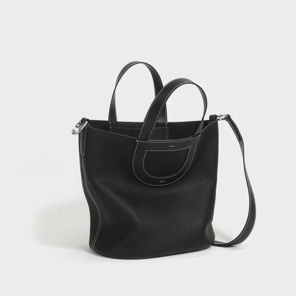 【TY】J-6153-黑色包高级感女士包包经典手提质感斜挎小众水桶包