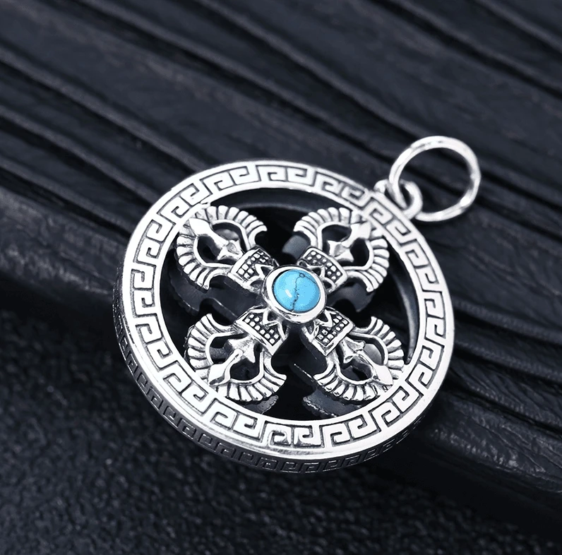 吊坠925银 民族风金刚吊坠 百搭项链流行挂坠