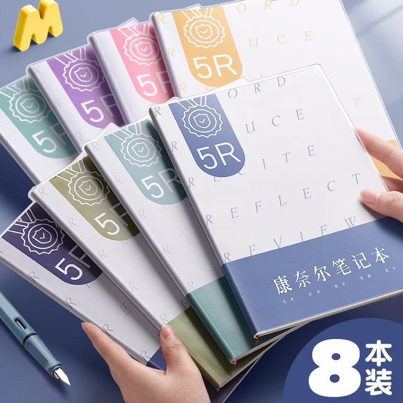 康奈尔笔记本子5r记忆法高效a5厚简约ins风大学生课堂做笔记专用