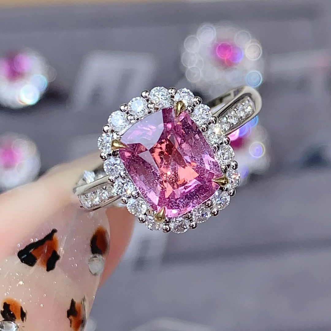 18k金无烧帕帕戒指 CGRL证书