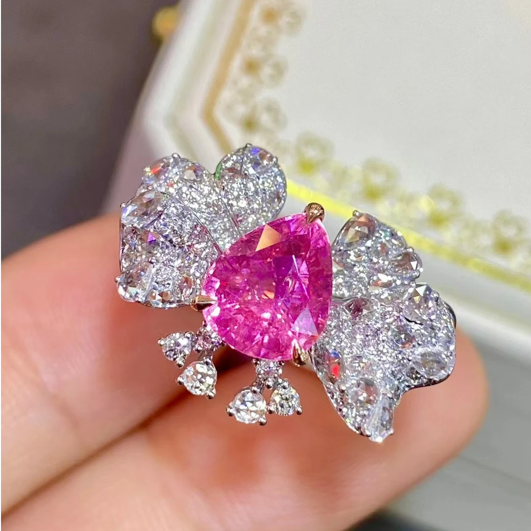 天然马亨盖18Ｋ金戒指