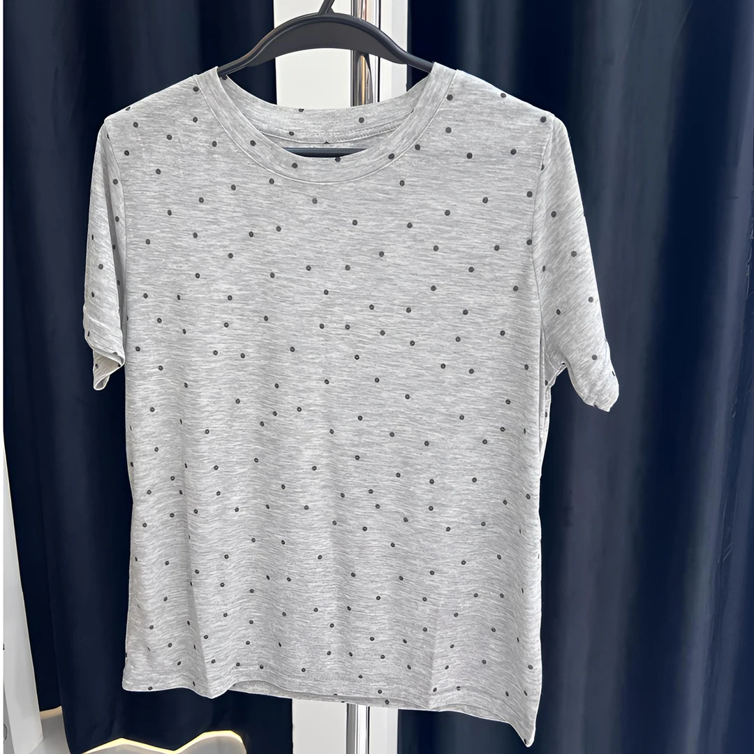 LIYA莉雅精品女装波点T恤休闲百搭时尚气质舒适