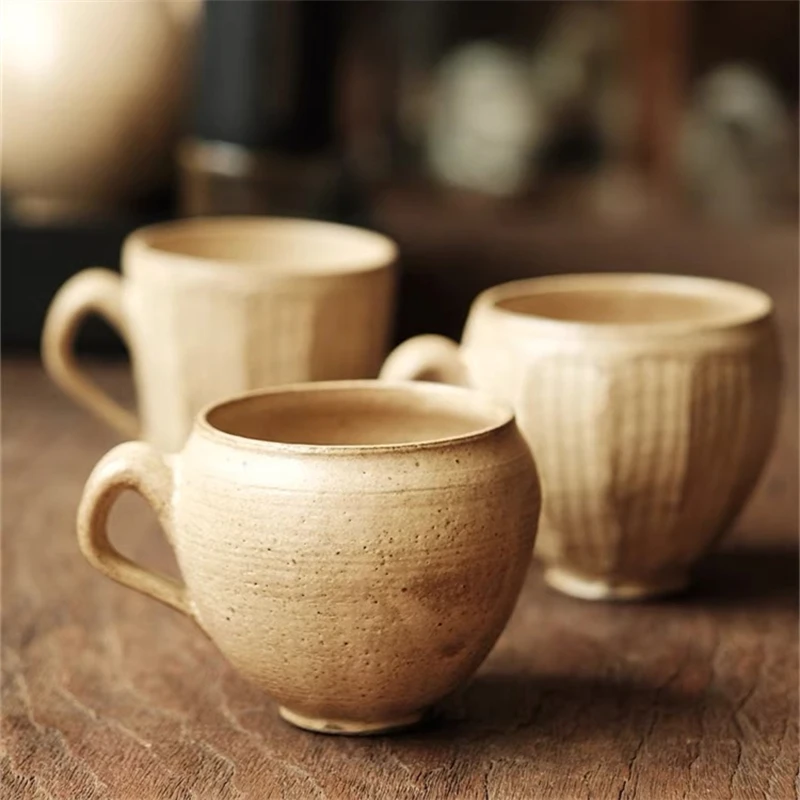 陶作者全手工粗陶咖啡杯