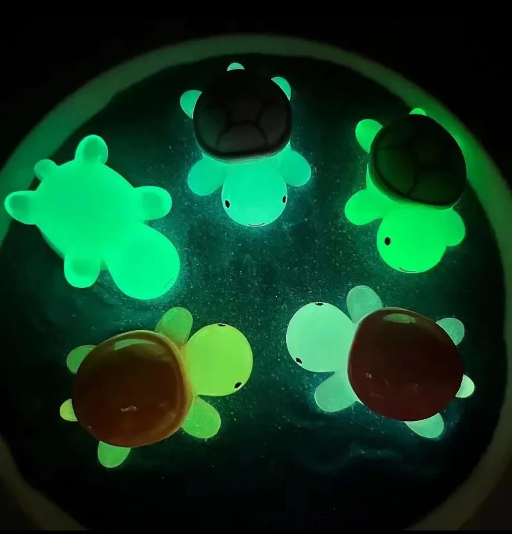 【直播拆双许愿】树脂可爱微景观夜光乌龟创意手工diy摆件