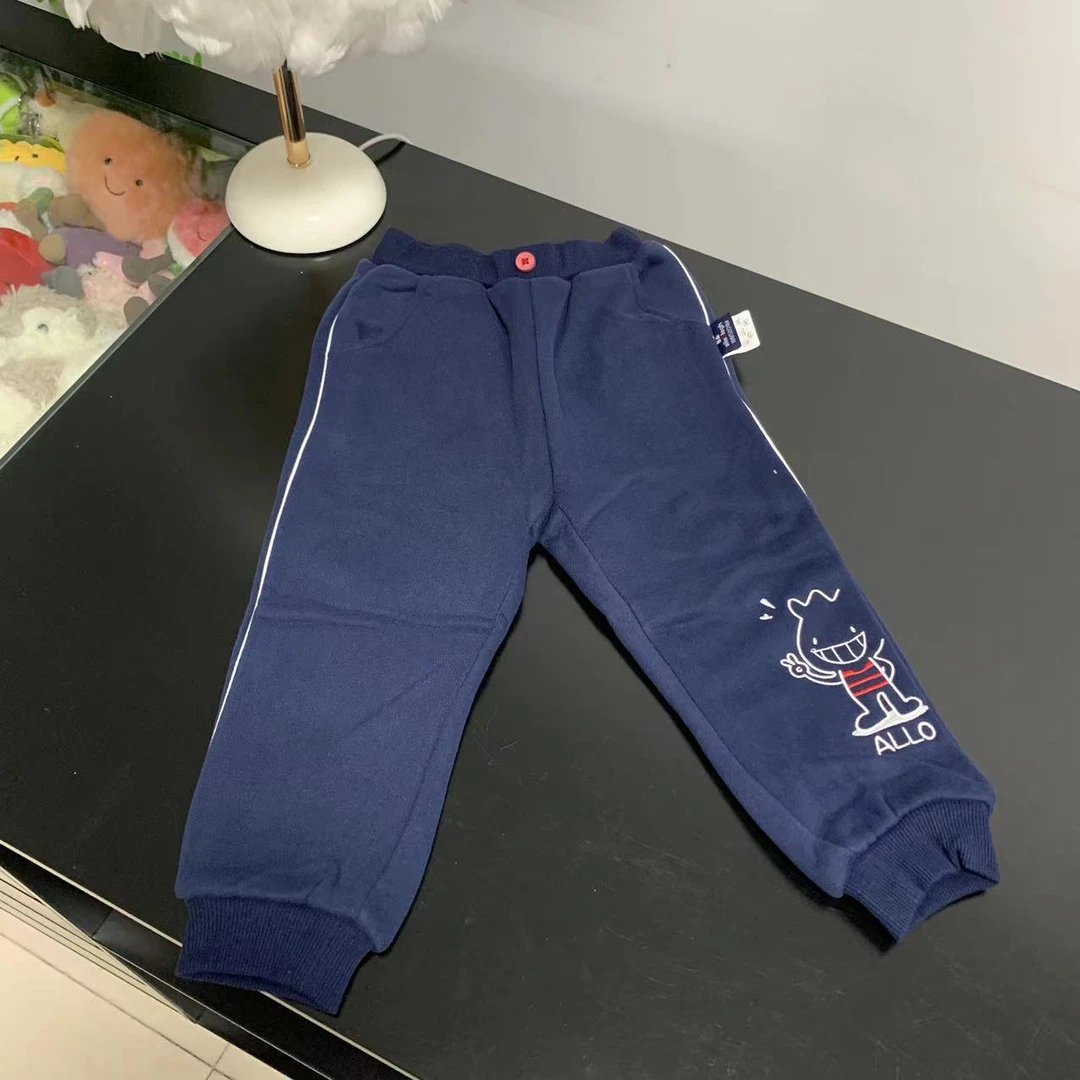 KZ635两色啊露卫裤儿童卫裤