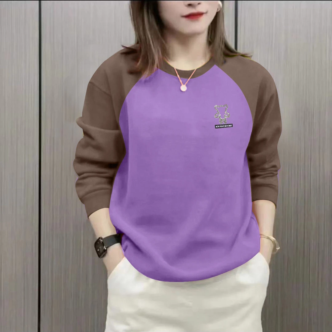 字母长袖直播款卫衣女生圆领春秋款时尚上衣女百搭显瘦长袖卫衣女