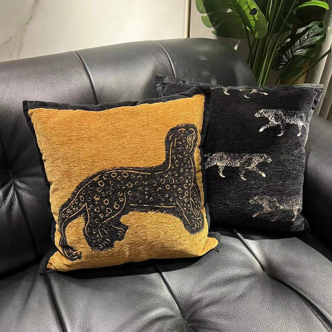 白掌柜【一夜豹富抱枕】中古风抱枕客厅卧室休闲椅配饰抱枕一夜豹富