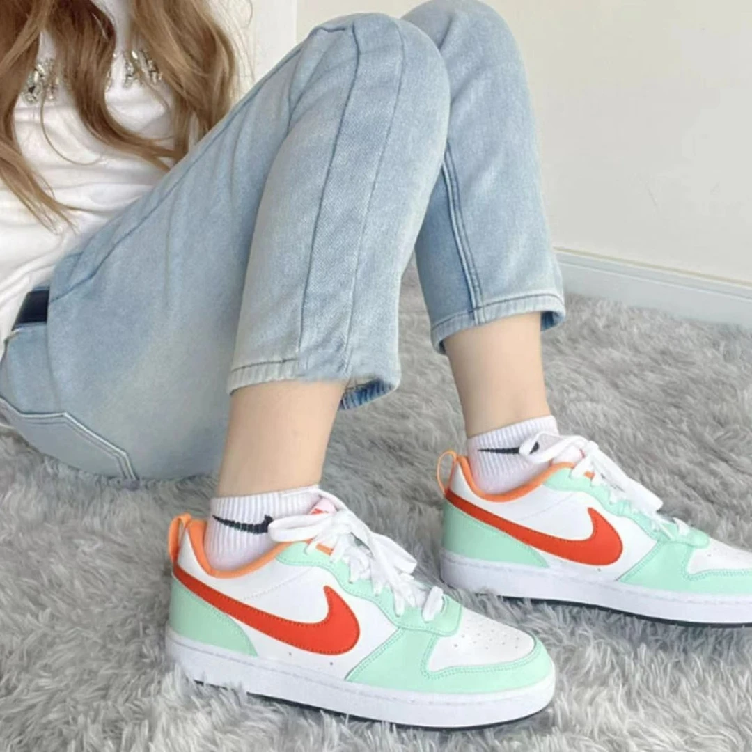 Nike/耐克 Court Borough Low 2 拼接时尚百搭休闲板鞋FN3687-181