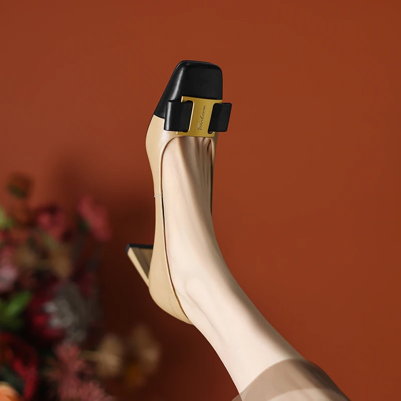 缺码清仓【手慢无】牛皮女单鞋时装鞋 高跟和低跟（货号8006）已开价